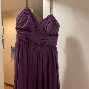 Purple formal dress